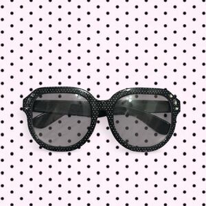 Polka Dot Black Sunglasses